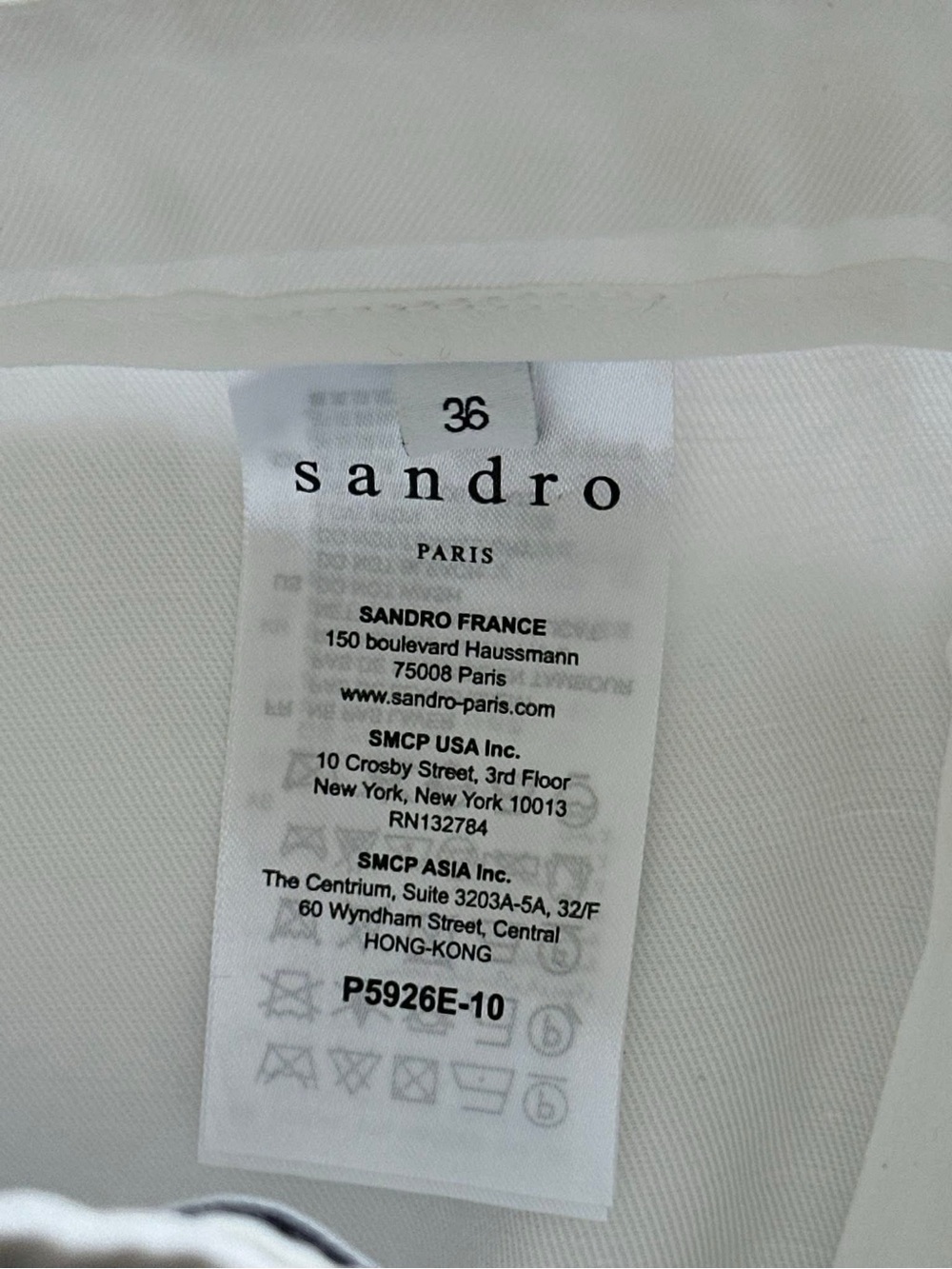 Sandro White Ruffle-Hem Shorts - Picture 6 of 8
